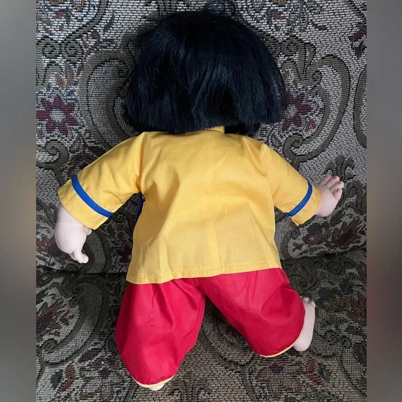 Vintage 80s Mieler Doll 14" Chopsticks Kid Mikkel B. Jacobsen - Picture 4 of 6